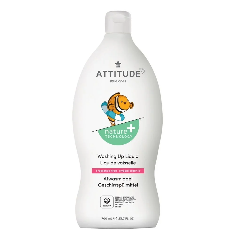 Attitude Little Ones Płyn do mycia butelek i akcesoriów dziecięcych Bezzapachowy, 700 ml