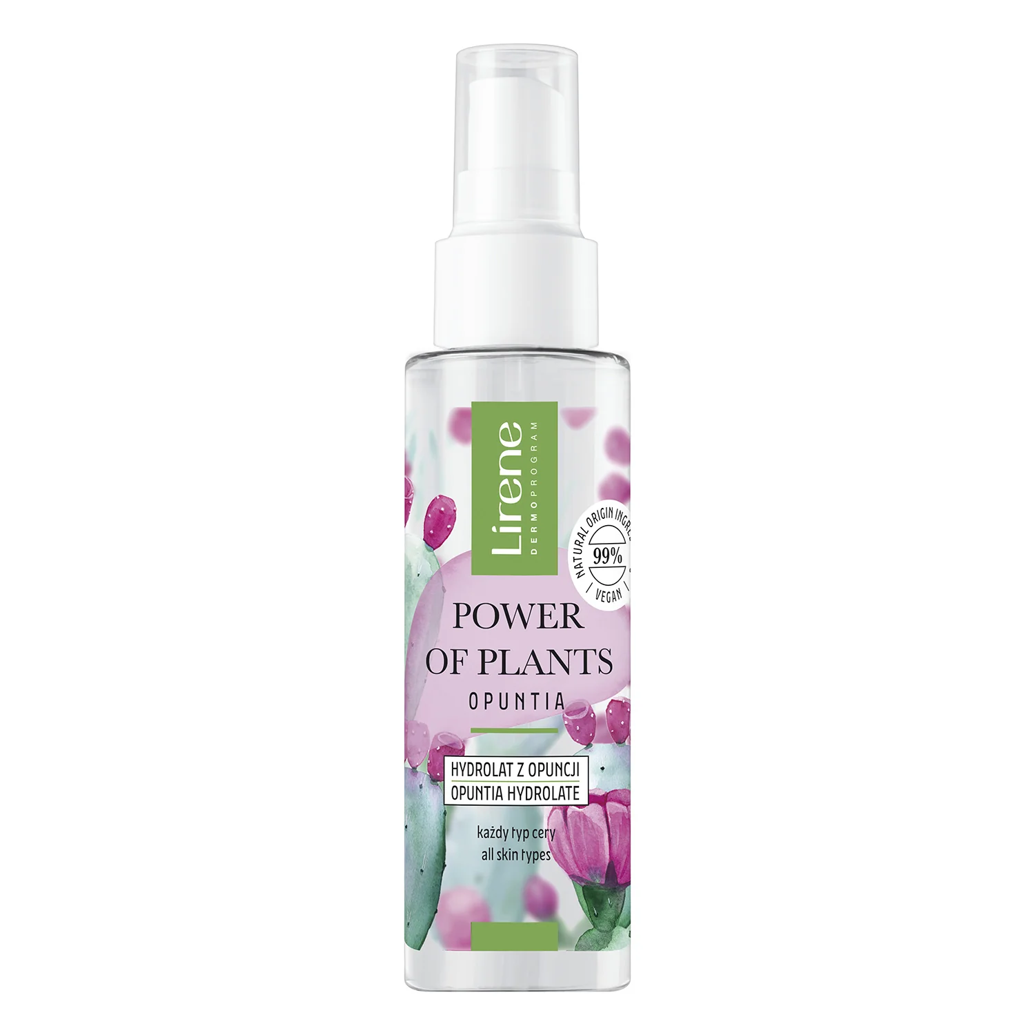 Lirene Power Of Plants Opuncja, hydrolat z opuncji, 100 ml