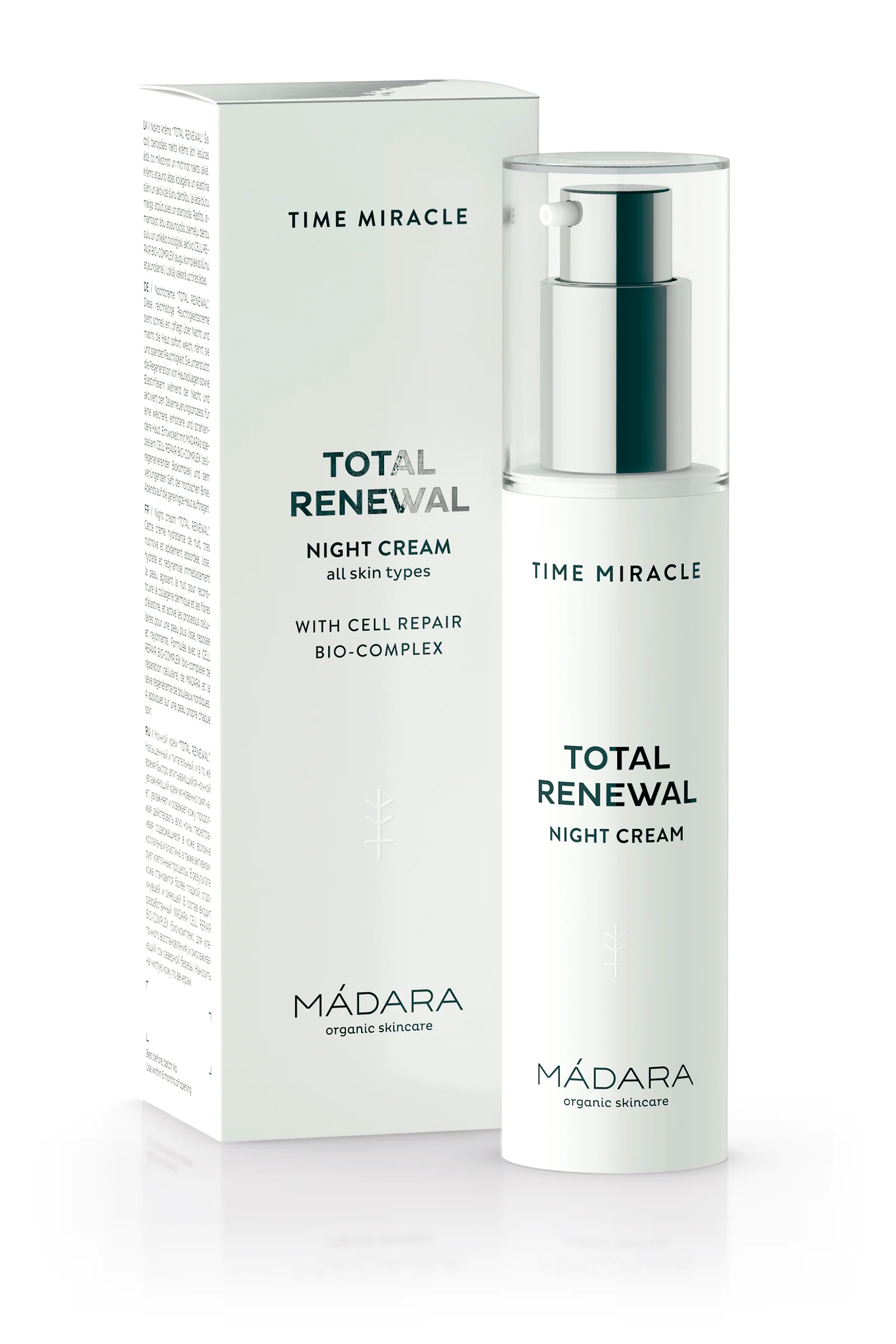 MÁDARA TIME MIRACLE Total Renewal, przeciwzmarszczkowy krem na noc, 50 ml