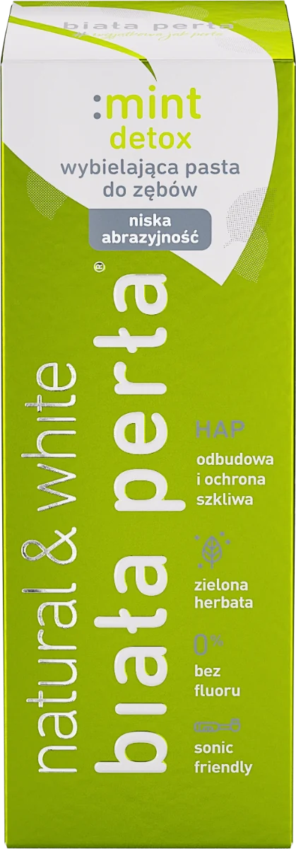 Biała Perła, Natural Mint, pasta do zębów wybielająca, 75 ml