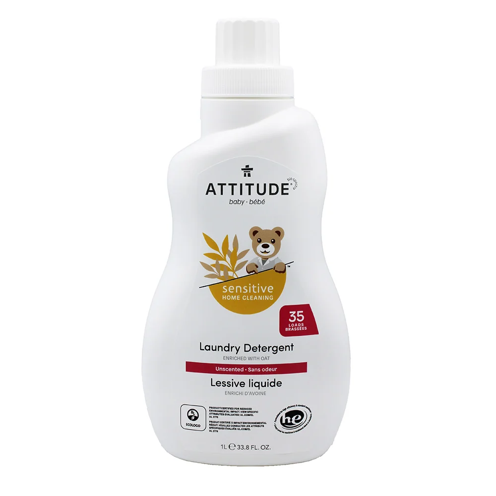 Attitude Sensitive Skin Baby Delikatny płyn do prania tkanin dziecięcych, 1 l