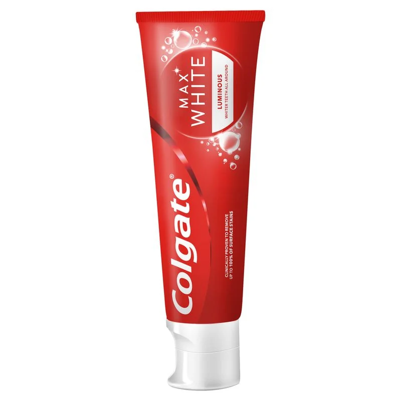 Colgate Max White Luminous, wybielająca pasta do zębów, 75 ml