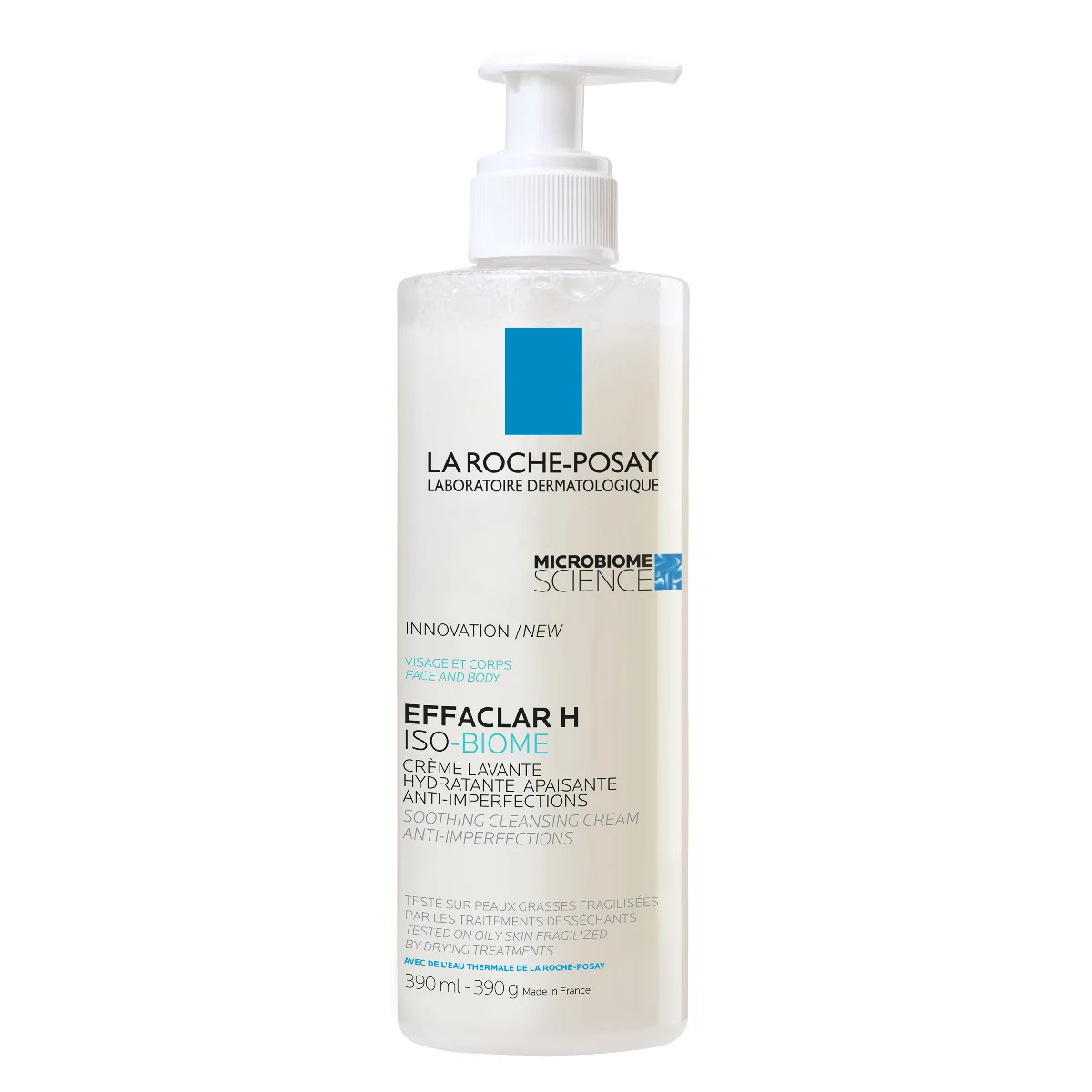 La Roche Posay Effaclar H Iso-Biome krem myjący, 390 ml