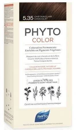 Phyto Color, farba do włosów, N5.35 złoty machoń, 1 opakowanie