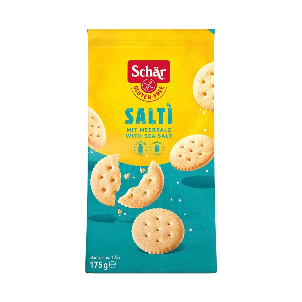 Schär Salti krakersy solone bezglutenowe, 175 g