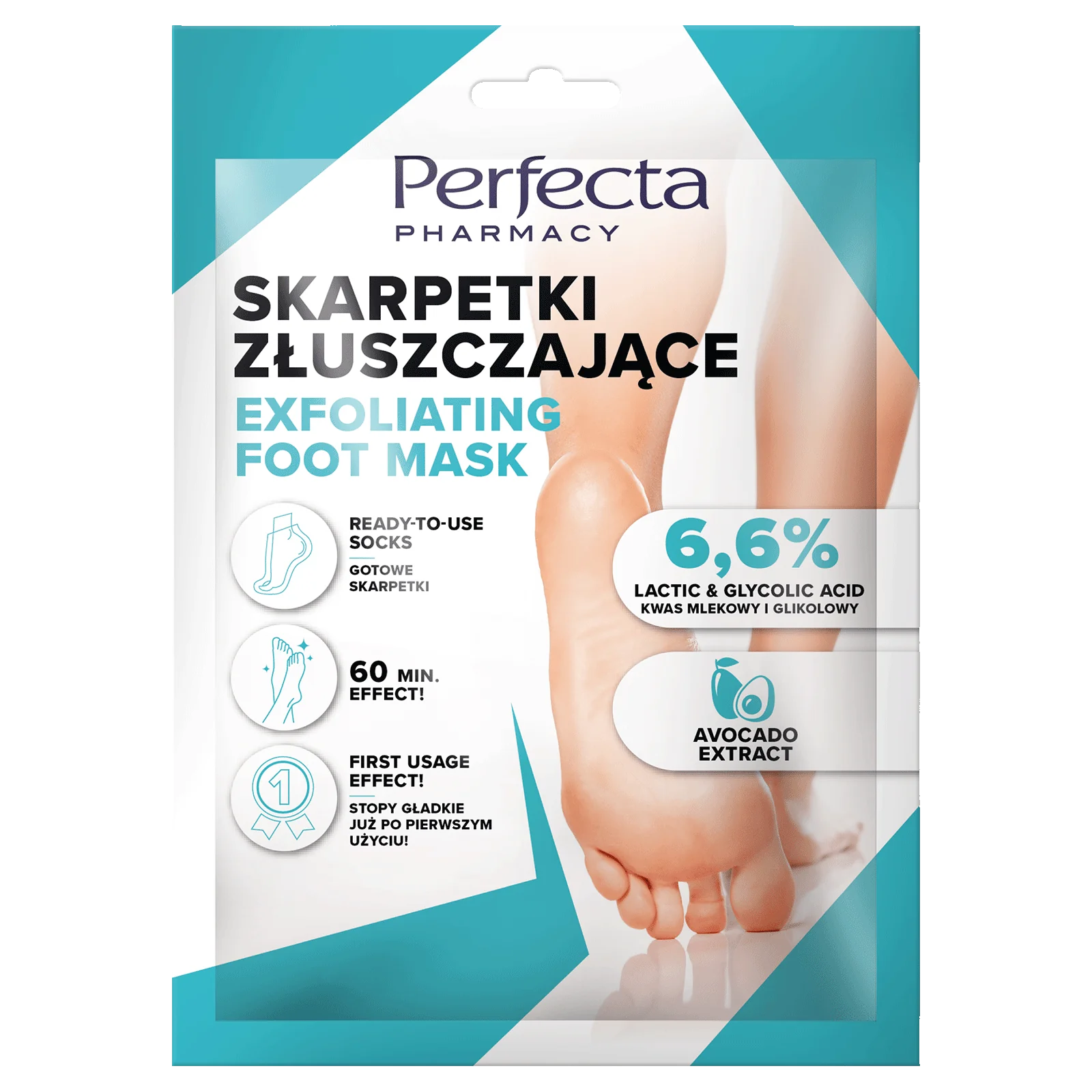 Perfecta Pharmacy skarpetki złuszczające, 1 para