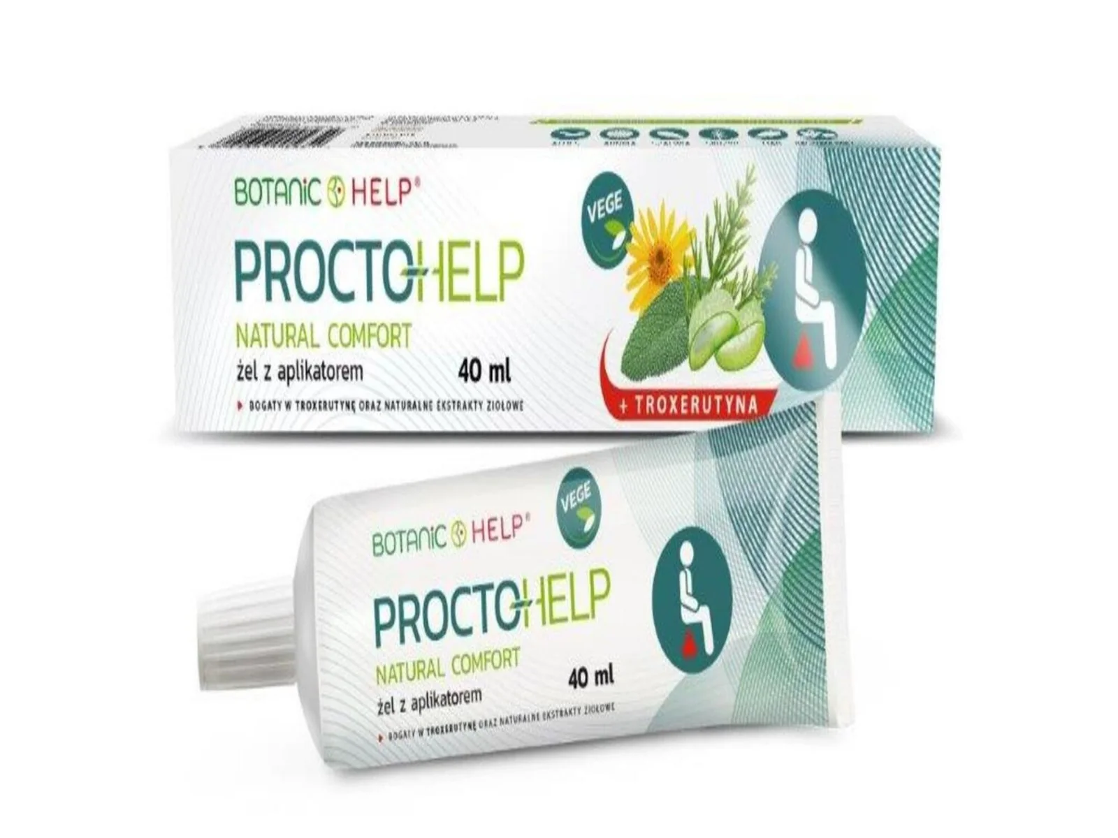 Biotanic HELP ProctoHelp Natural Comfort żel z aplikatorem, 40 ml 