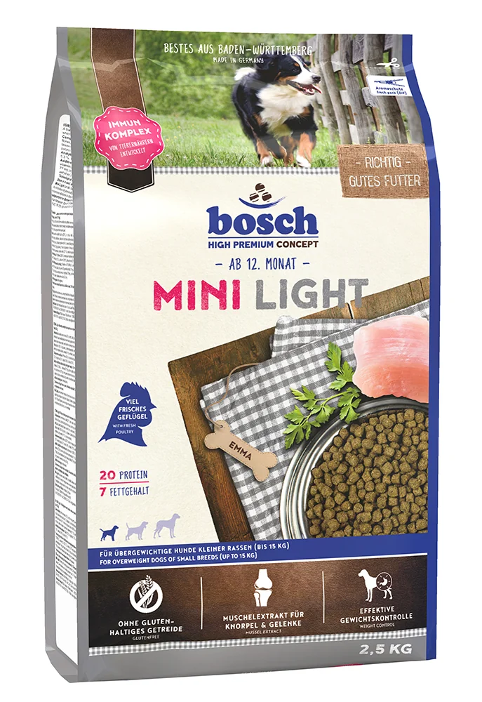 Bosch Mini Adult Light, karma dla psów, 2,5 kg