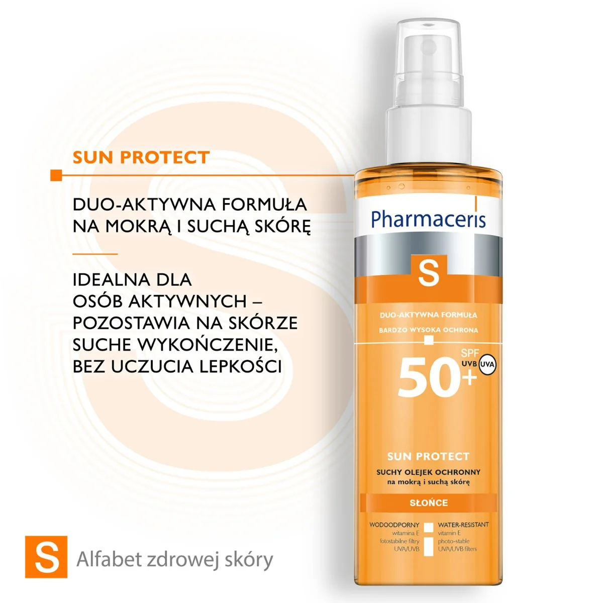 Pharmaceris S Sun Protect olejek ochronny Spf 50+, 200 ml