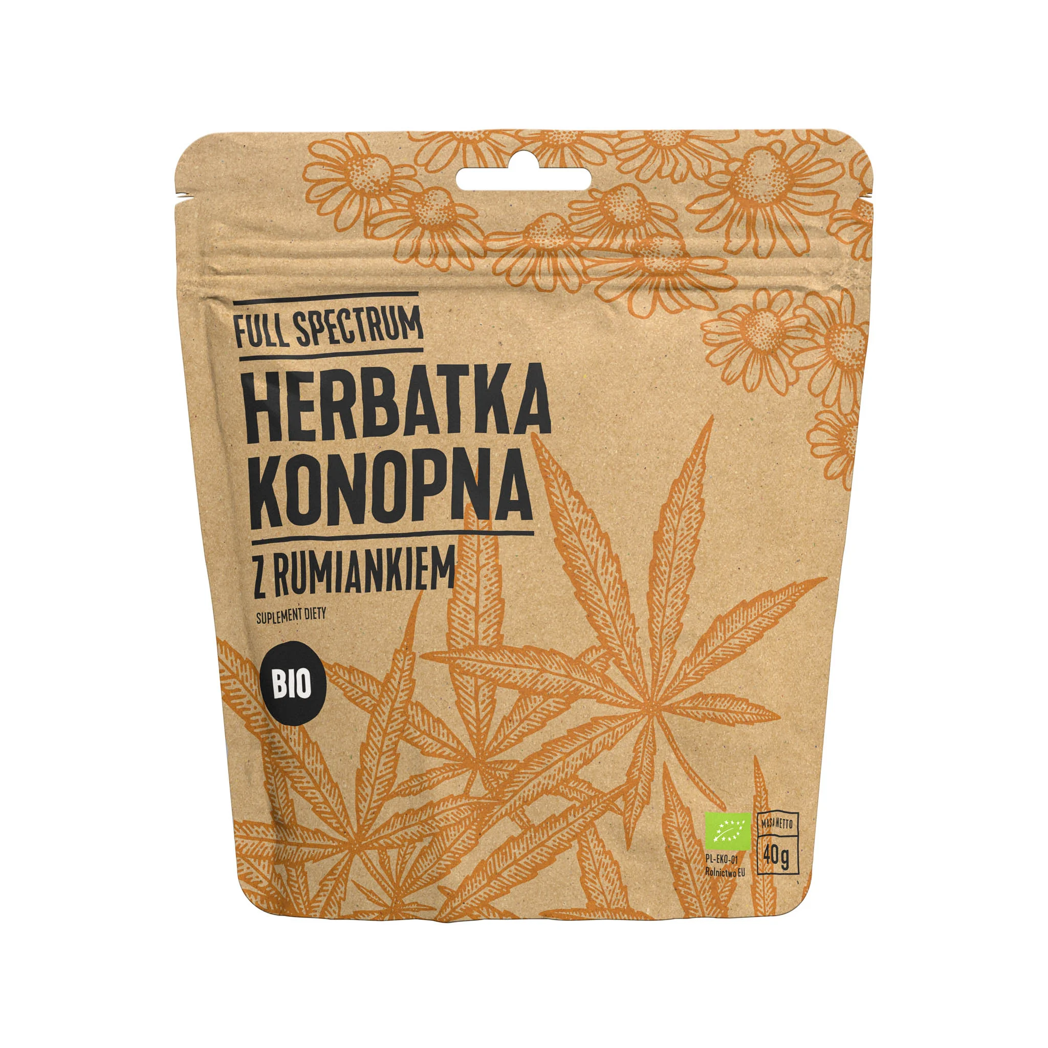 Cosma Full Spectrum herbatka konopna z rumiankiem, 40 g