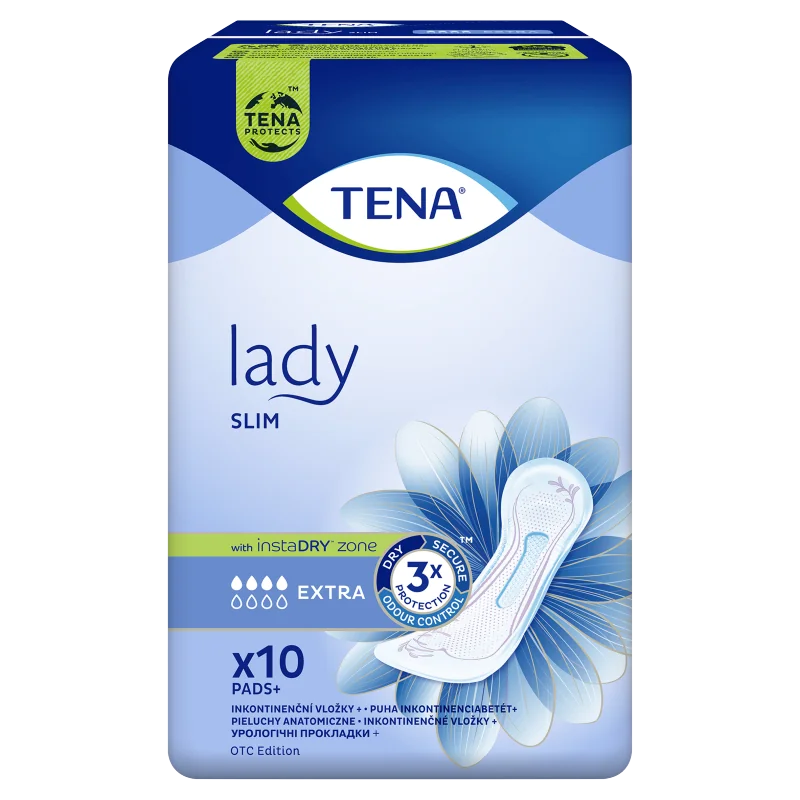 Tena Lady Slim Extra, wkładki chłonne, 10 sztuk