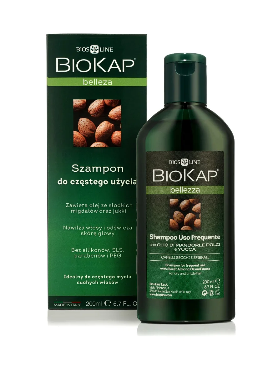 Biokap Bellezza, szampon do czestego użycia, 200 ml