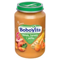 BoboVita deserek dla dzieci morele, banany i jabłka, 190 g