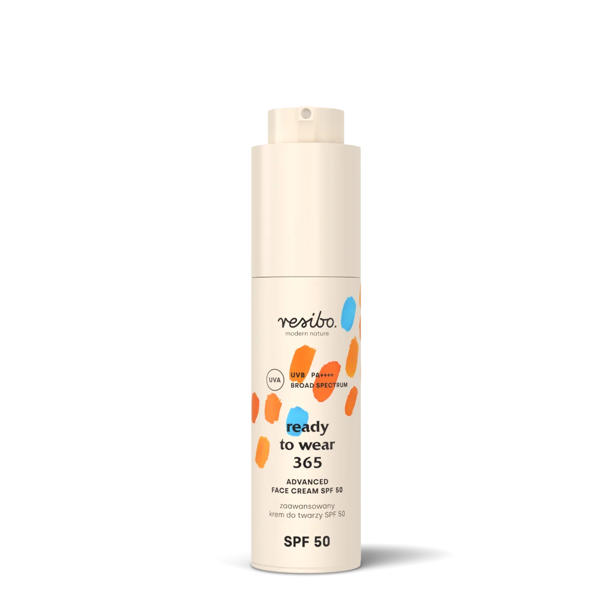 Resibo Ready to Wear 365, zaawansowany krem do twarzy SPF 50, 50 ml