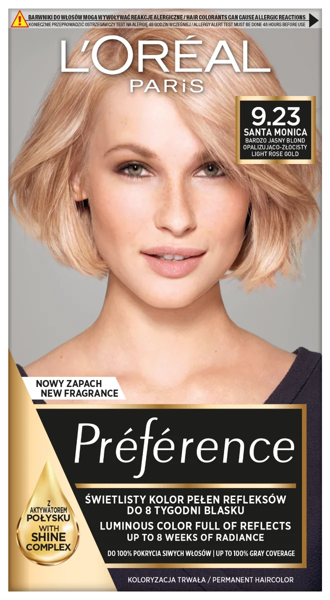 L`Oreal Paris Récital Préférence farba do włosów 9.23 Santa Monica, 1 szt.