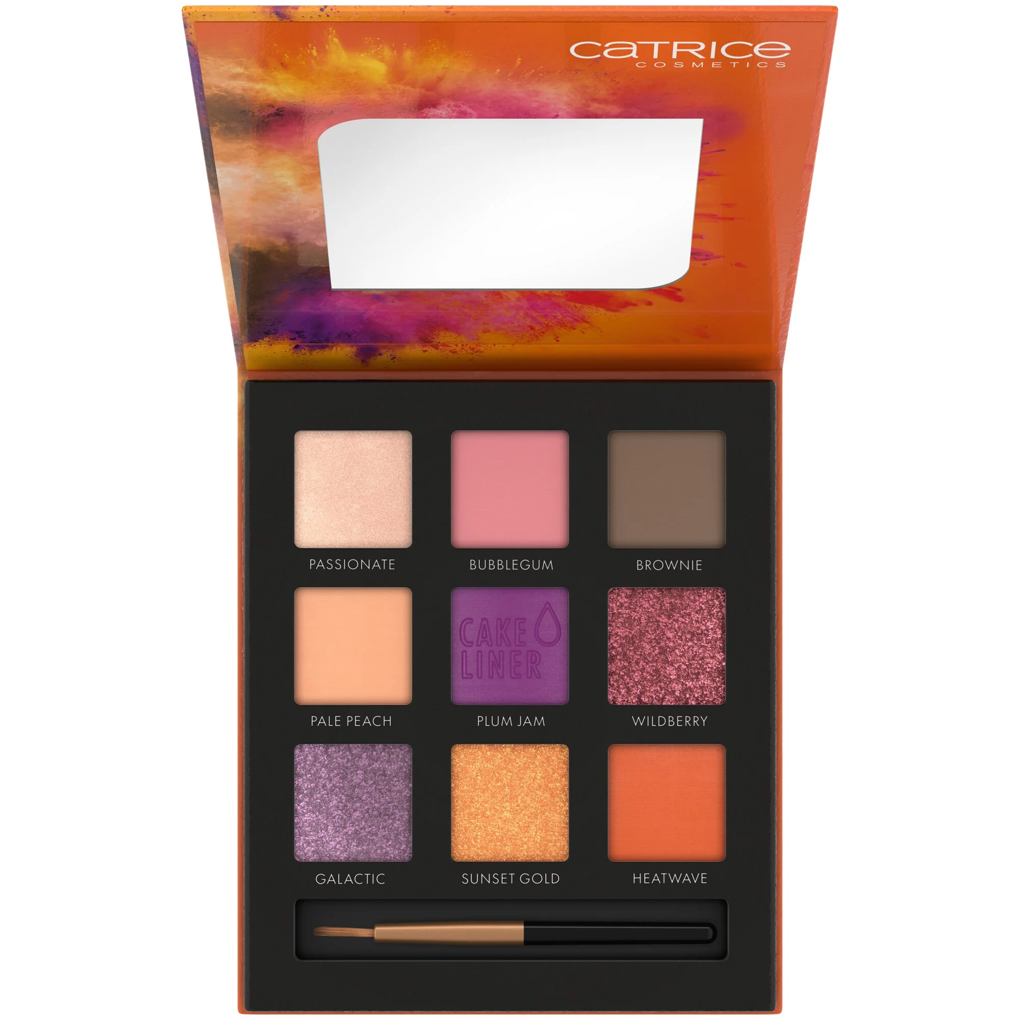 CATRICE Colour Blast paleta cieni do powiek 010 Tangerine meets Lilac, 6,75 g