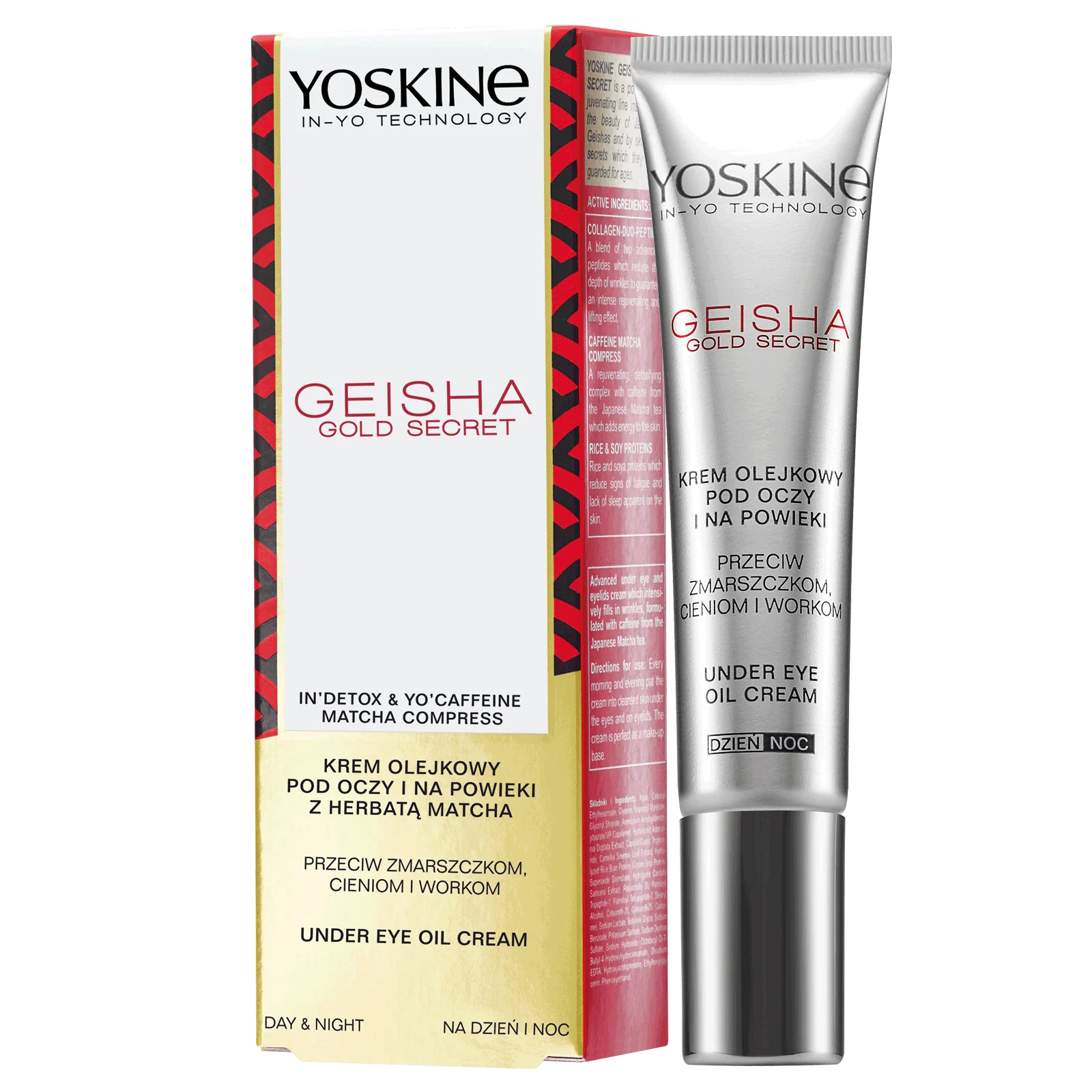 Yoskine Geisha Gold Secret krem pod oczy, 15 ml