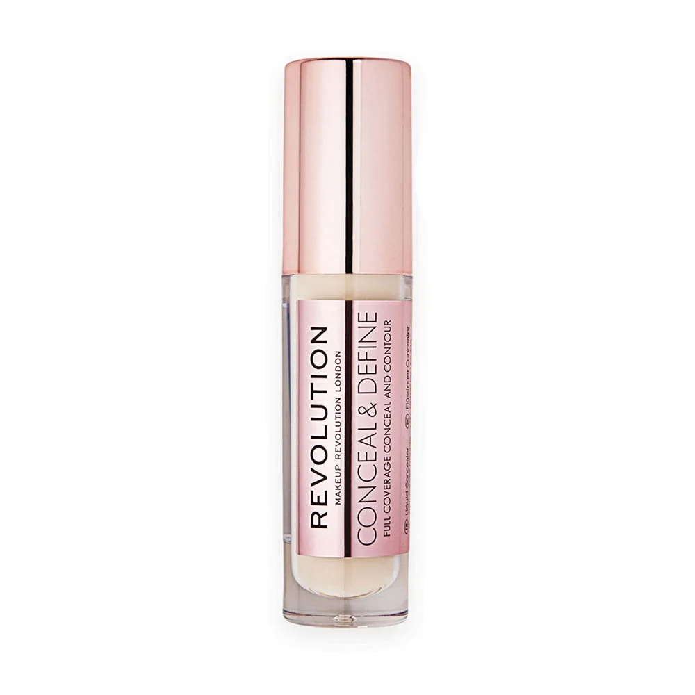 Makeup Revolution Conceal & Define korektor do twarzy i pod oczy, C10, 3,4 g