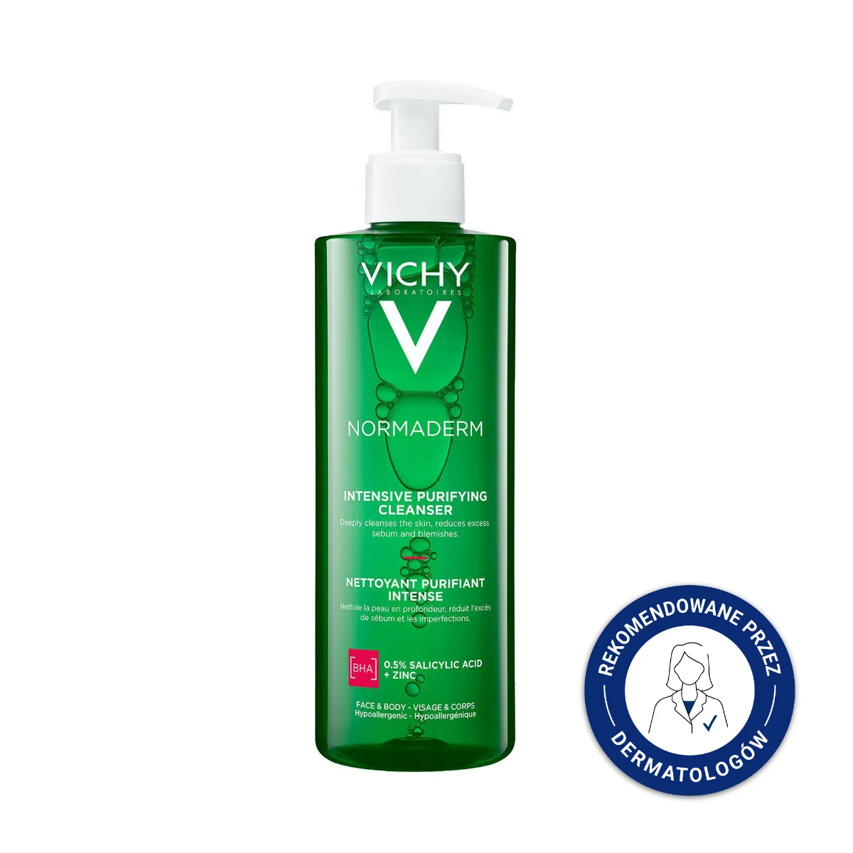 Vichy Normaderm Phytosolution, żel głęboko oczyszczający, 400 ml