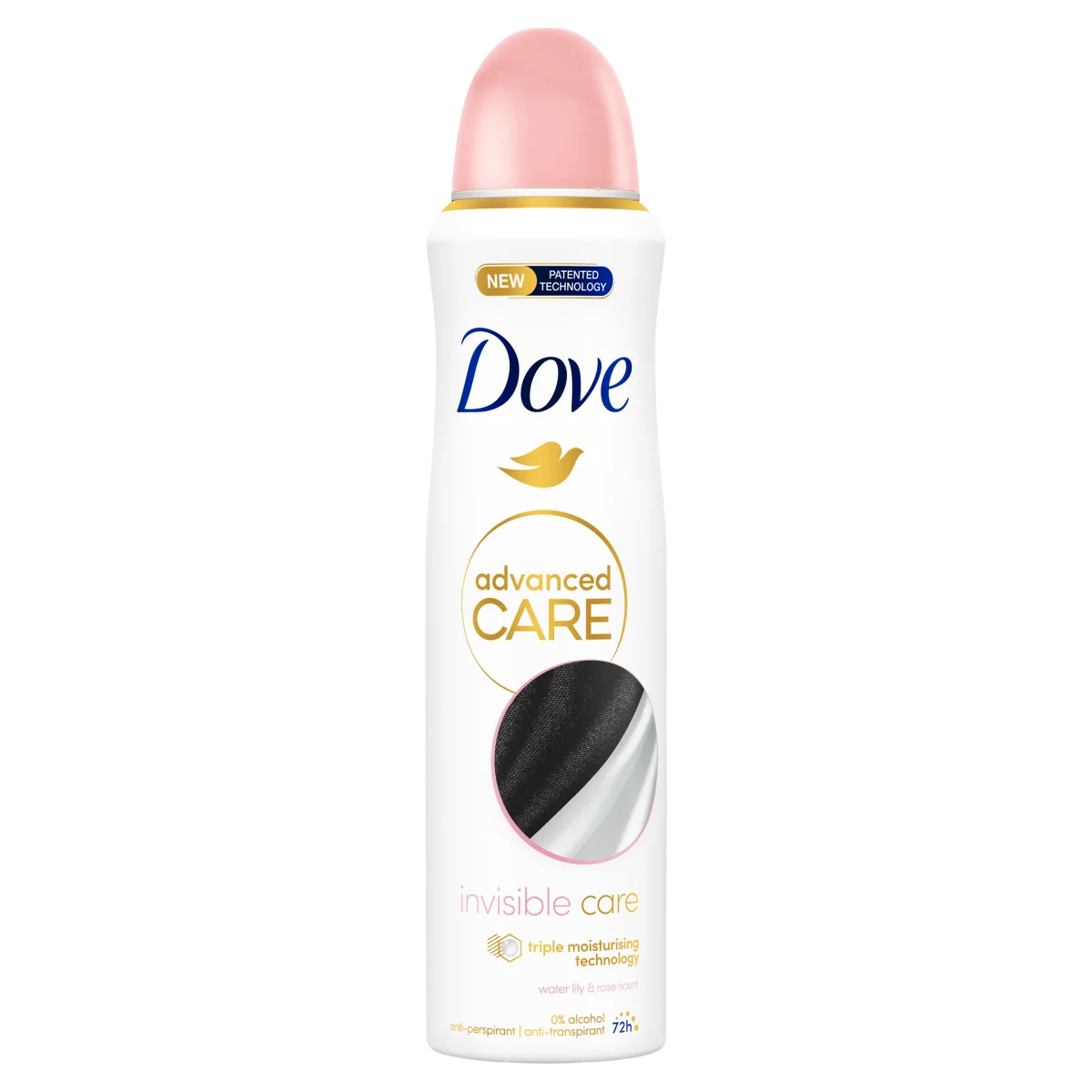 Dove Advanced Care Water Lily & Rose antyperspirant w aerozolu, 150 ml