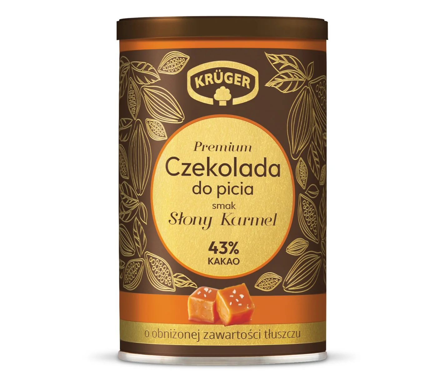 Krüger Premium czekolada do picia słony karmel, 220 g