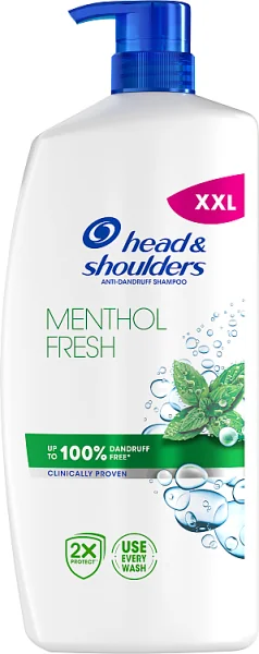 Head & Shoulders Menthol Fresh, codzienny szampon przeciwłupieżowy, 800 ml (z pompką)