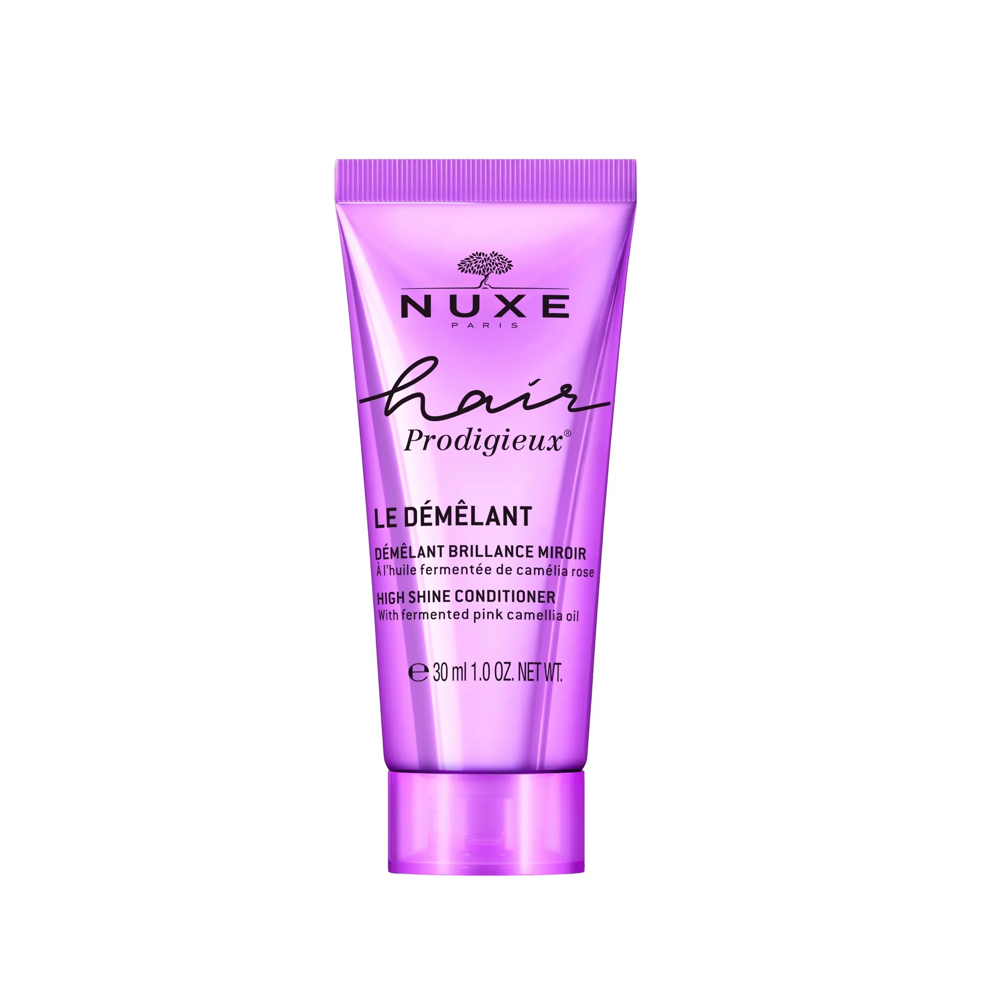 Nuxe Hair Prodigieux, zestaw w kosmetyczce odżywka nabłyszczająca, 30 ml + maska odżywiająca, 30 ml + szampon nabłyszczający, 50 ml 