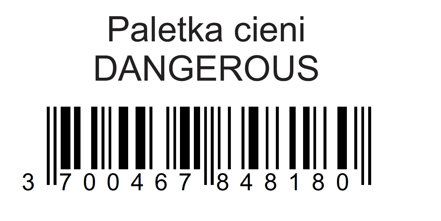 Pierre René Professional paletka cieni Dangerous, 8x1,3 g