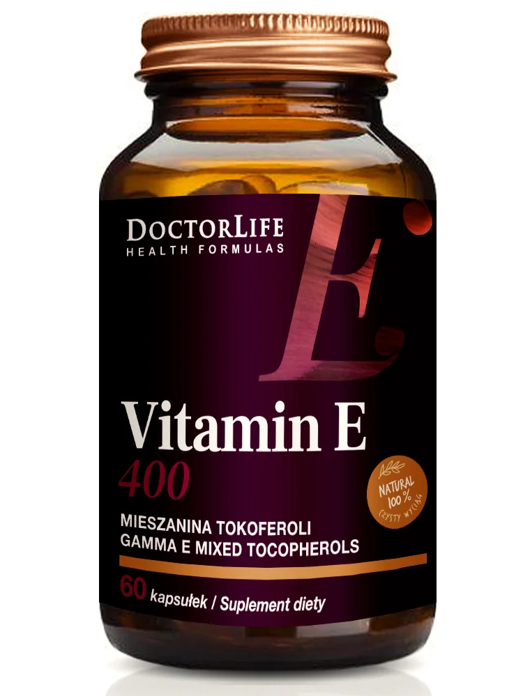 Doctor Life Vitamin E-400 250 mg, 60 kapsułek