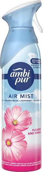 Ambi Pur Flowers & Spring, odświeżacz powietrza w sprayu, 185ml