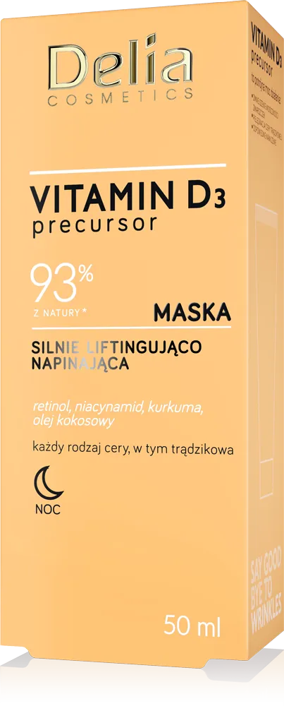 Delia Vitamin D3 Precursor maska silnie liftingująco-napinająca, 50 ml