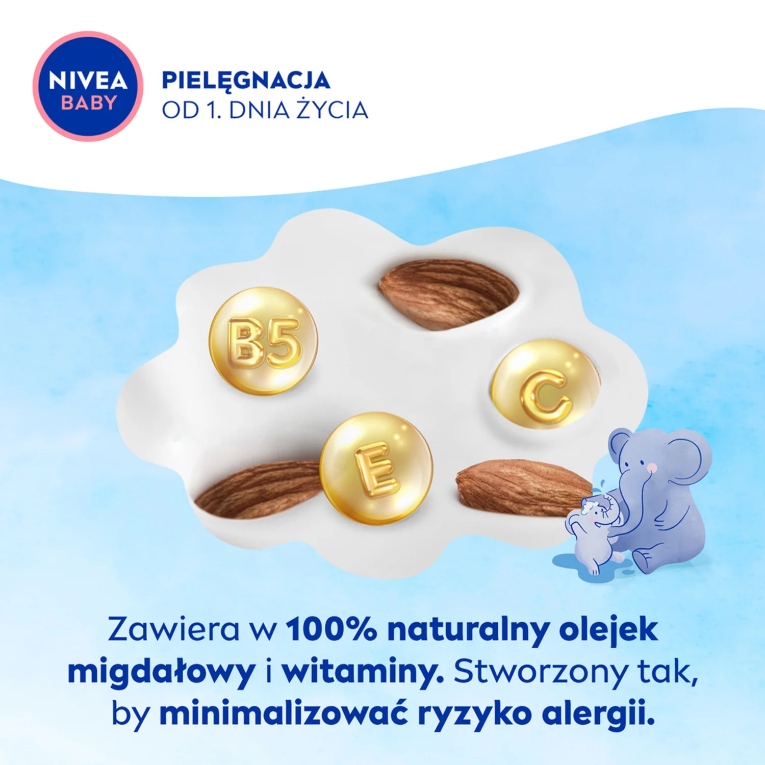 Nivea Baby łagodna pianka do kąpieli, 450 ml