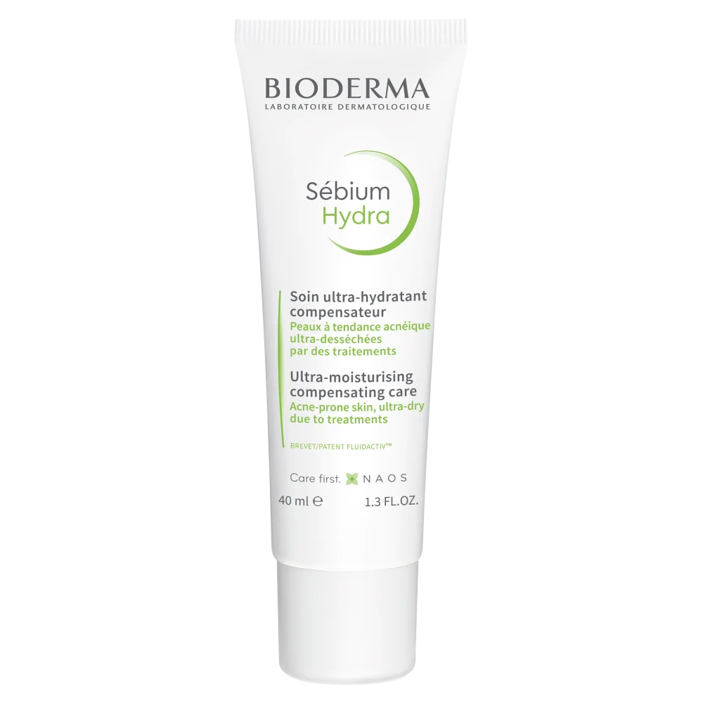 Bioderma Sebium Hydra, nawilżający krem do skóry tłustej i ze skłonnością do trądziku, 40 ml