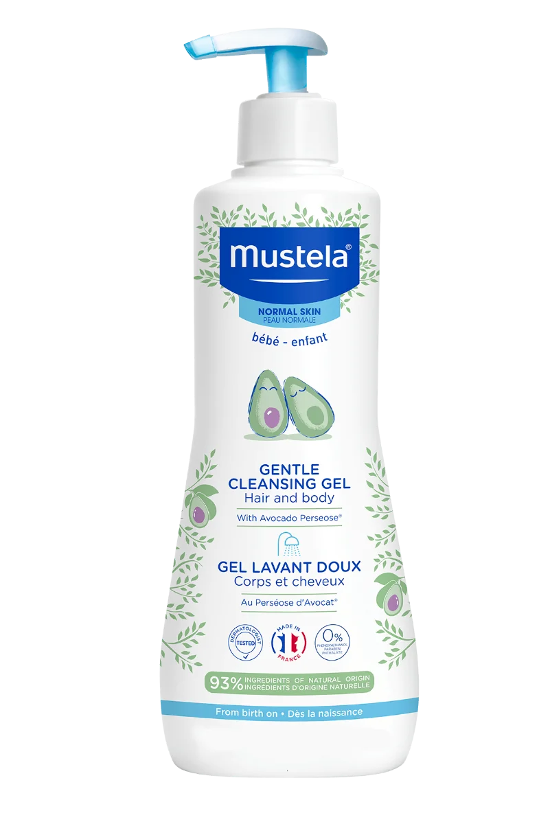 Mustela, delikatny żel do mycia, 750 ml