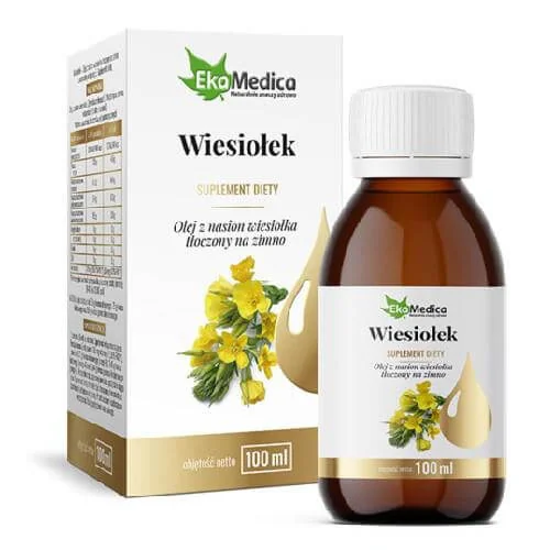 Wiesiołek olej, suplement diety, 100 ml