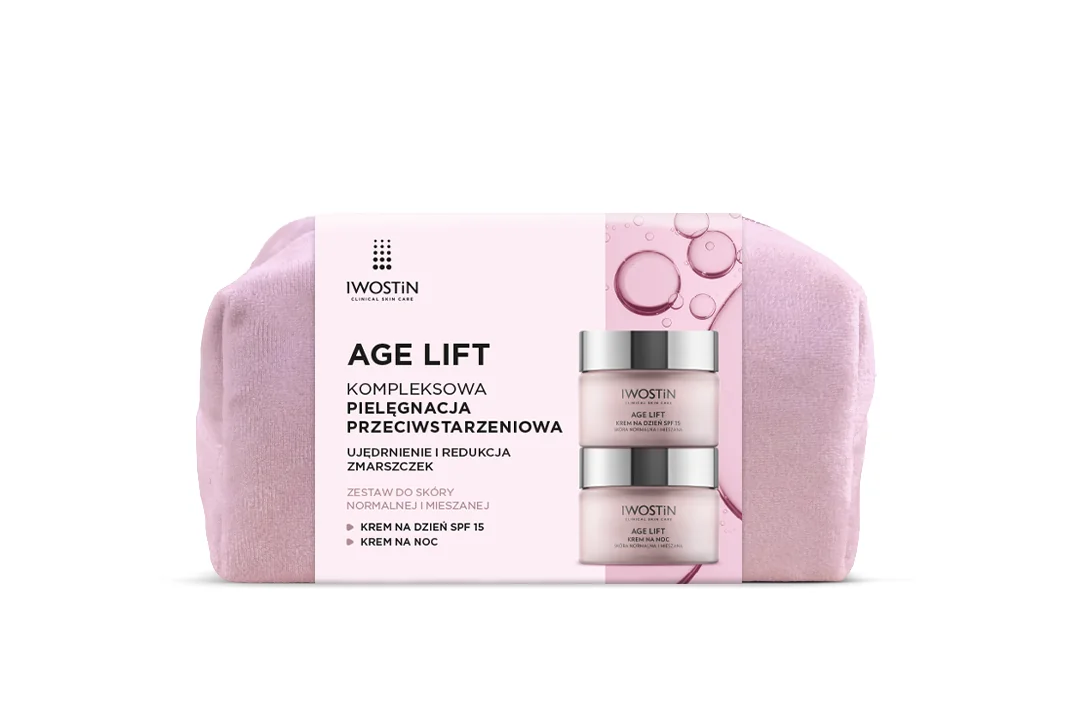 Iwostin Age Lift zestaw kosmetyków do cery noramlnej i mieszanej krem na dzień, 50 ml + krem na noc, 50 ml