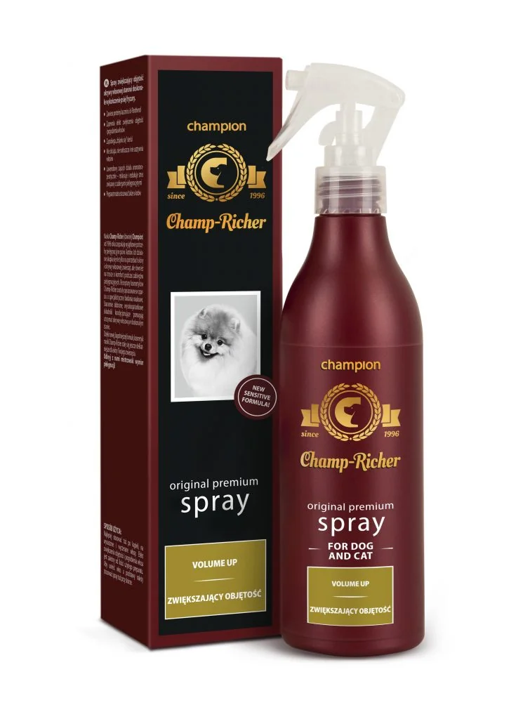 Champ-Richer Champion Spray zwiększający objętość włosów dla psów, 250 ml