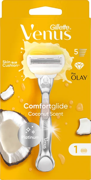 Venus Comfortglide Coconut plus Olay, maszynka z 1 wkładem