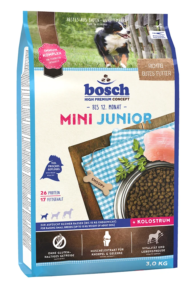 Bosch Mini Junior karma dla psów, 3 kg