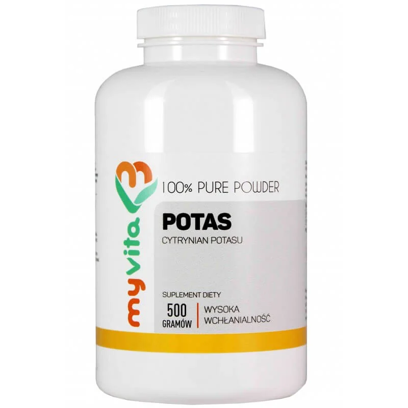 MyVita Potas, suplement diety, proszek, 500g