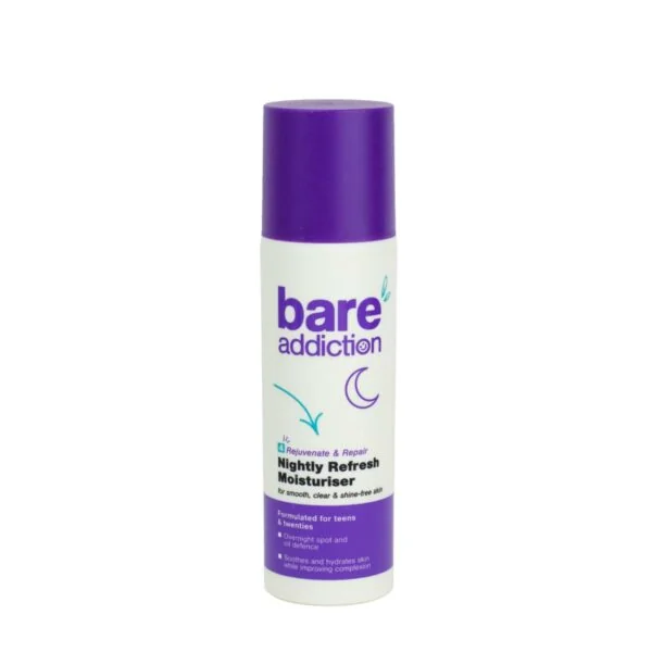 Bare Addiction Skincare Nightly Refresh Moisturiser, krem do twarzy na noc, 50 ml