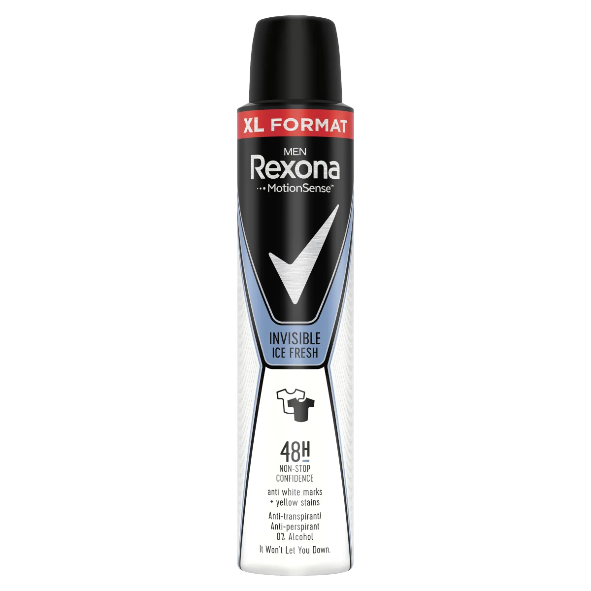 Rexona Men Motion Sense Invisible Ice Fresh antyperspirant w aerozolu, 200 ml