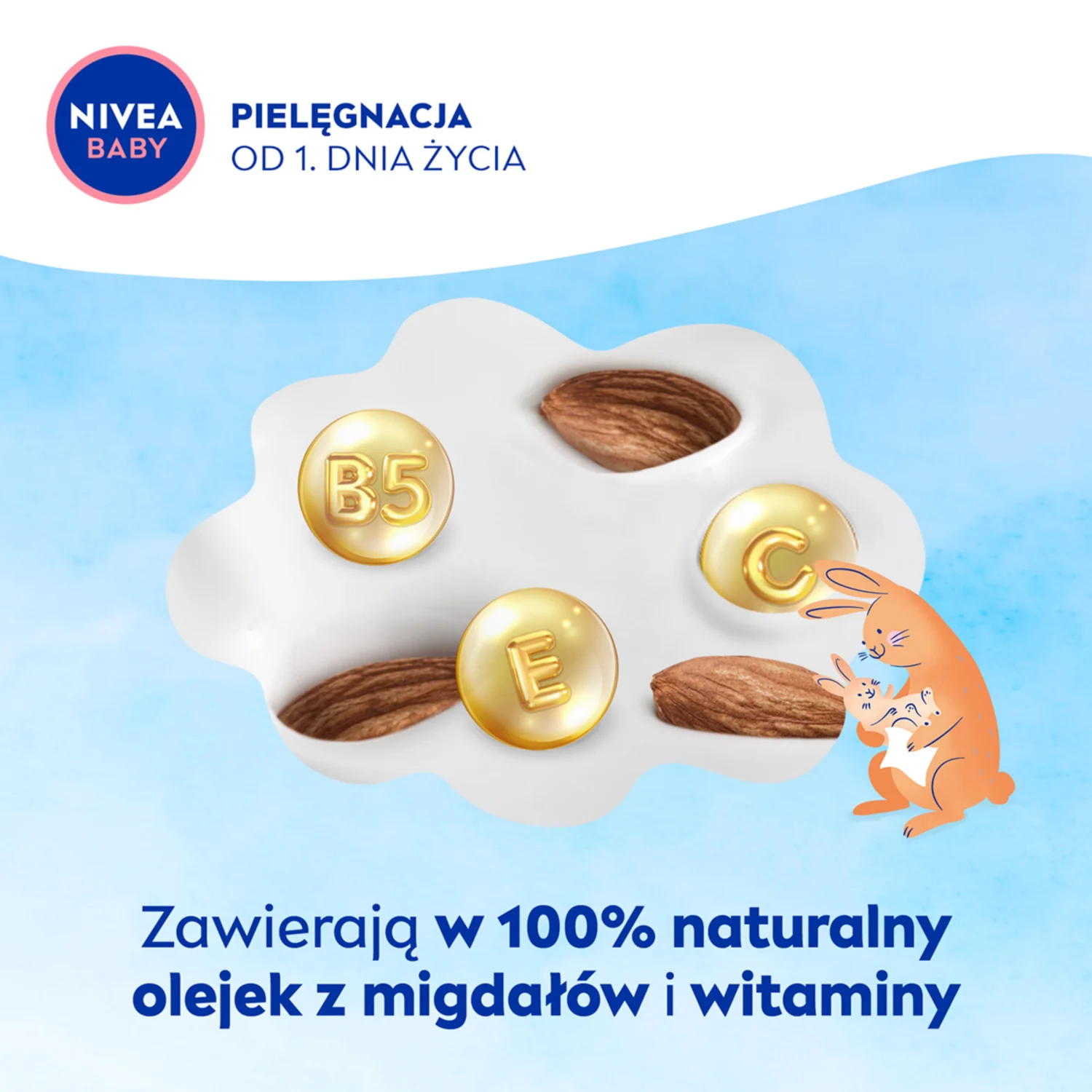 Nivea Baby Soft & Cream chusteczki biodegradowalne 4 x 57 szt.