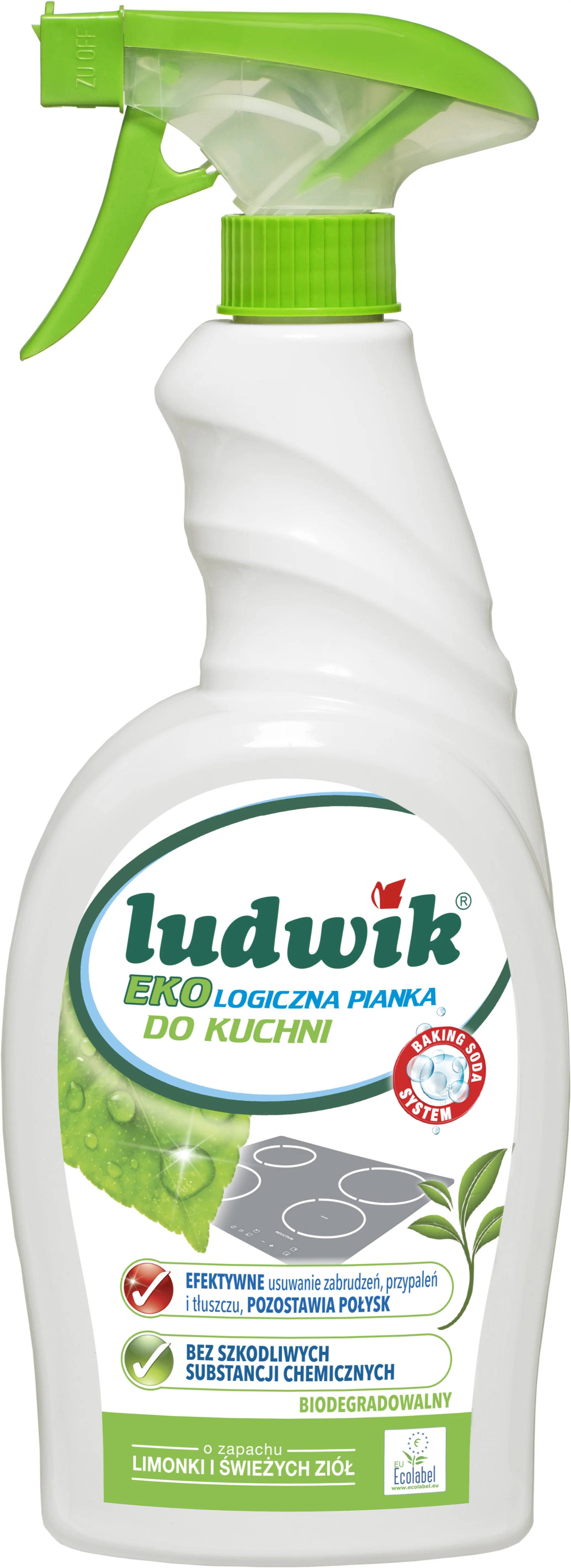 Ludwik ekologiczna pianka do czyszczenia kuchni, 750 ml