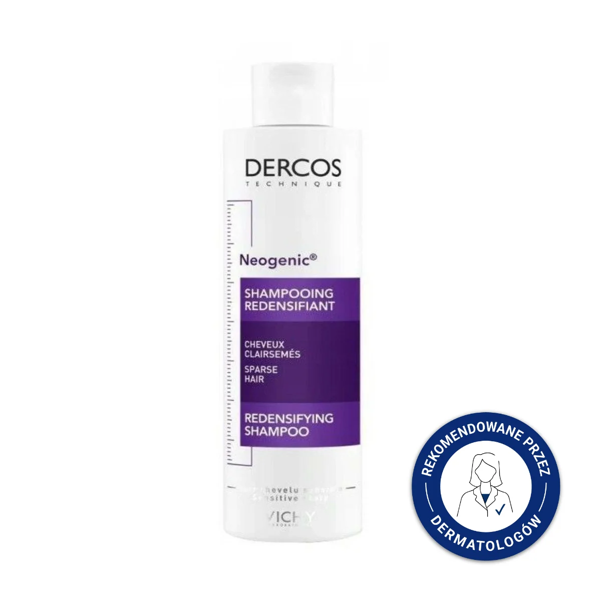 Vichy Dercos Neogenic, szampon przywracający gęstość włosom, 200 ml