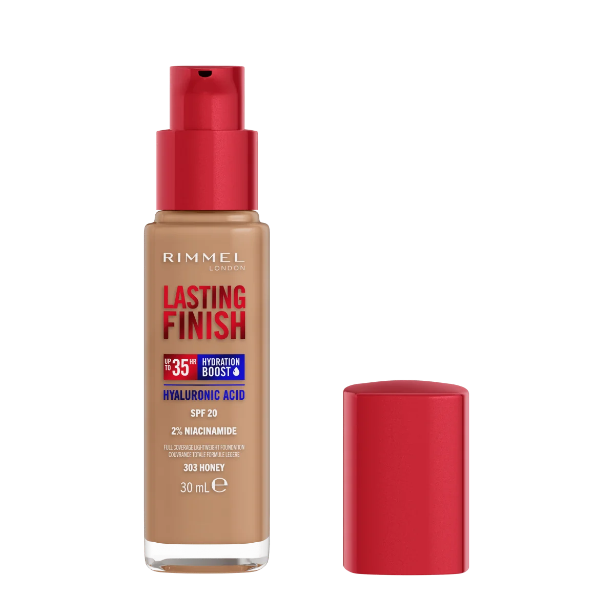 Rimmel Lasting Finish Foundation Podkład do twarzy nr 303 Honey, 30 ml 