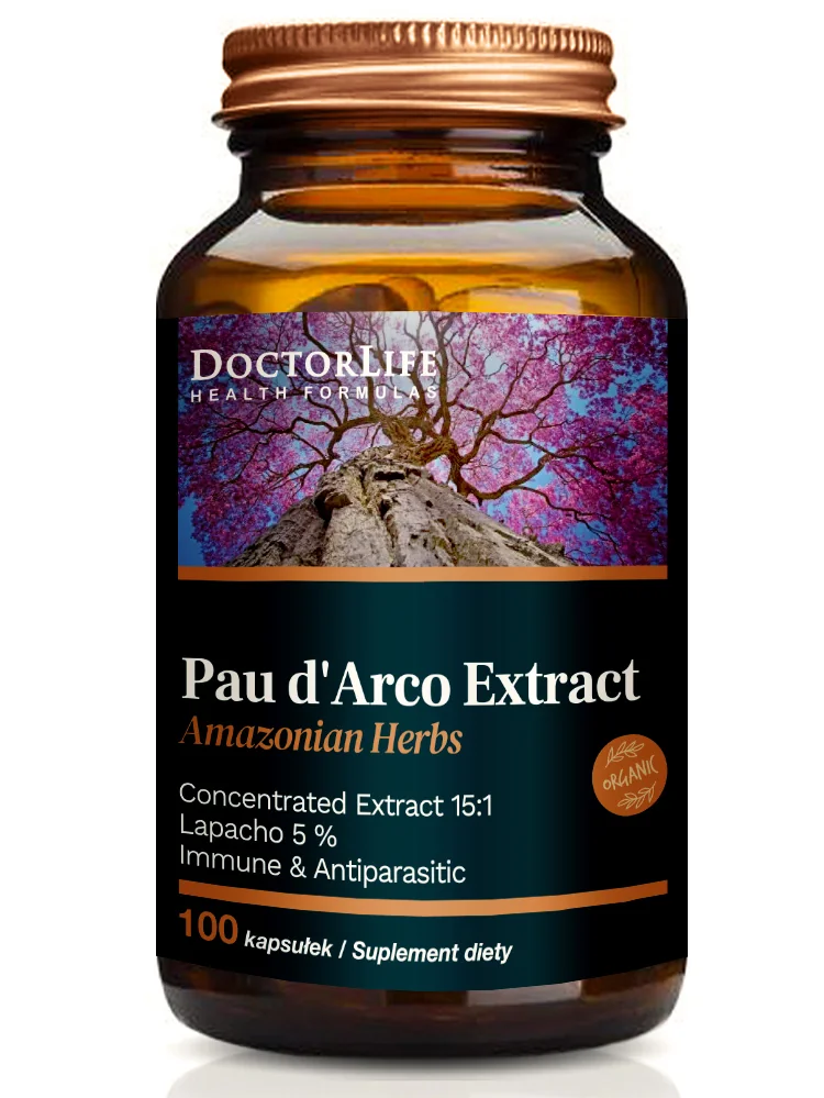 Doctor Life Pau d'Arco Extract, 90 kapsułek