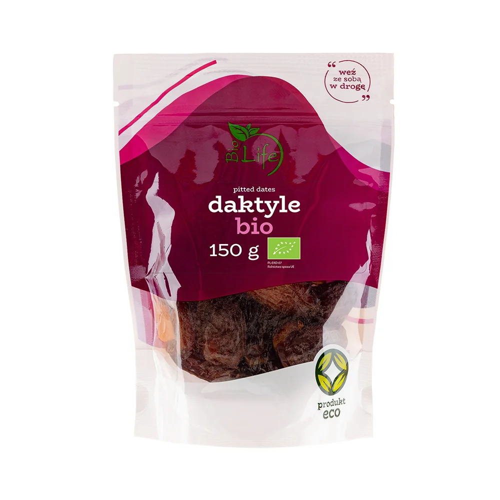 BioLife ekologiczne daktyle suszone, 150 g