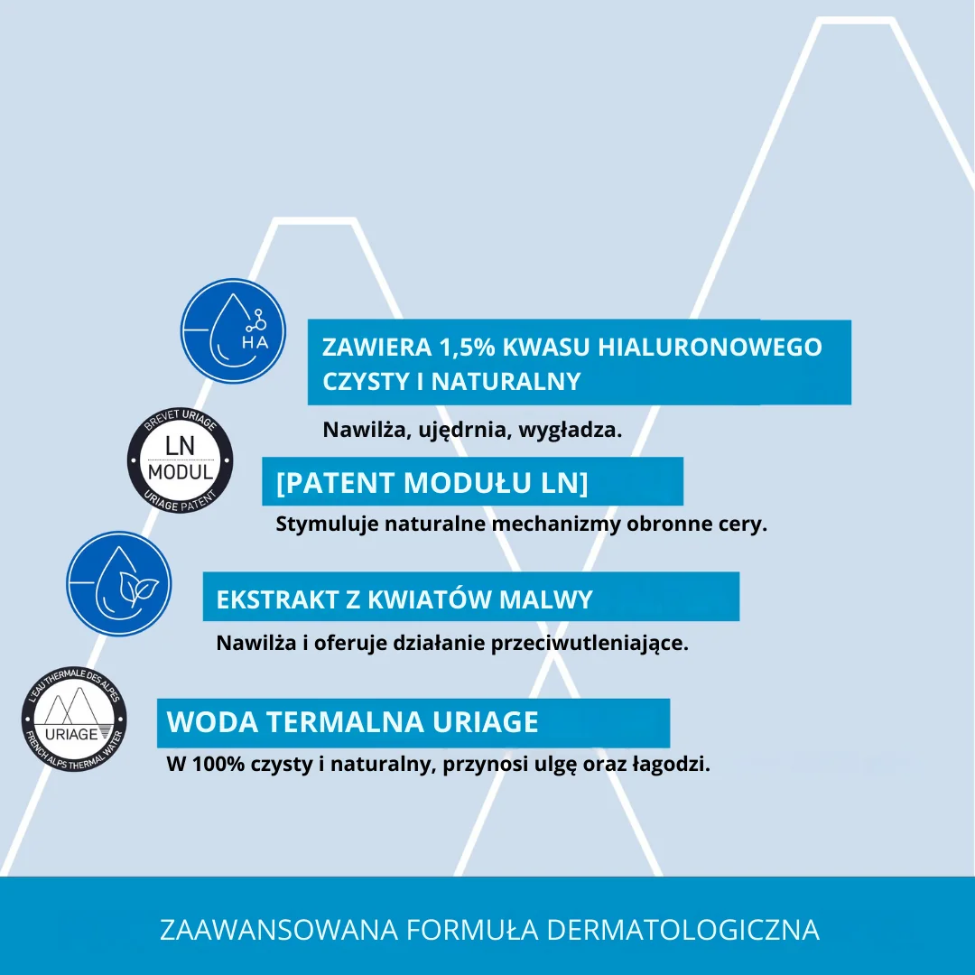 Uriage Eau Thermale Serum Booster HA serum do twarzy nawilżające, 30 ml