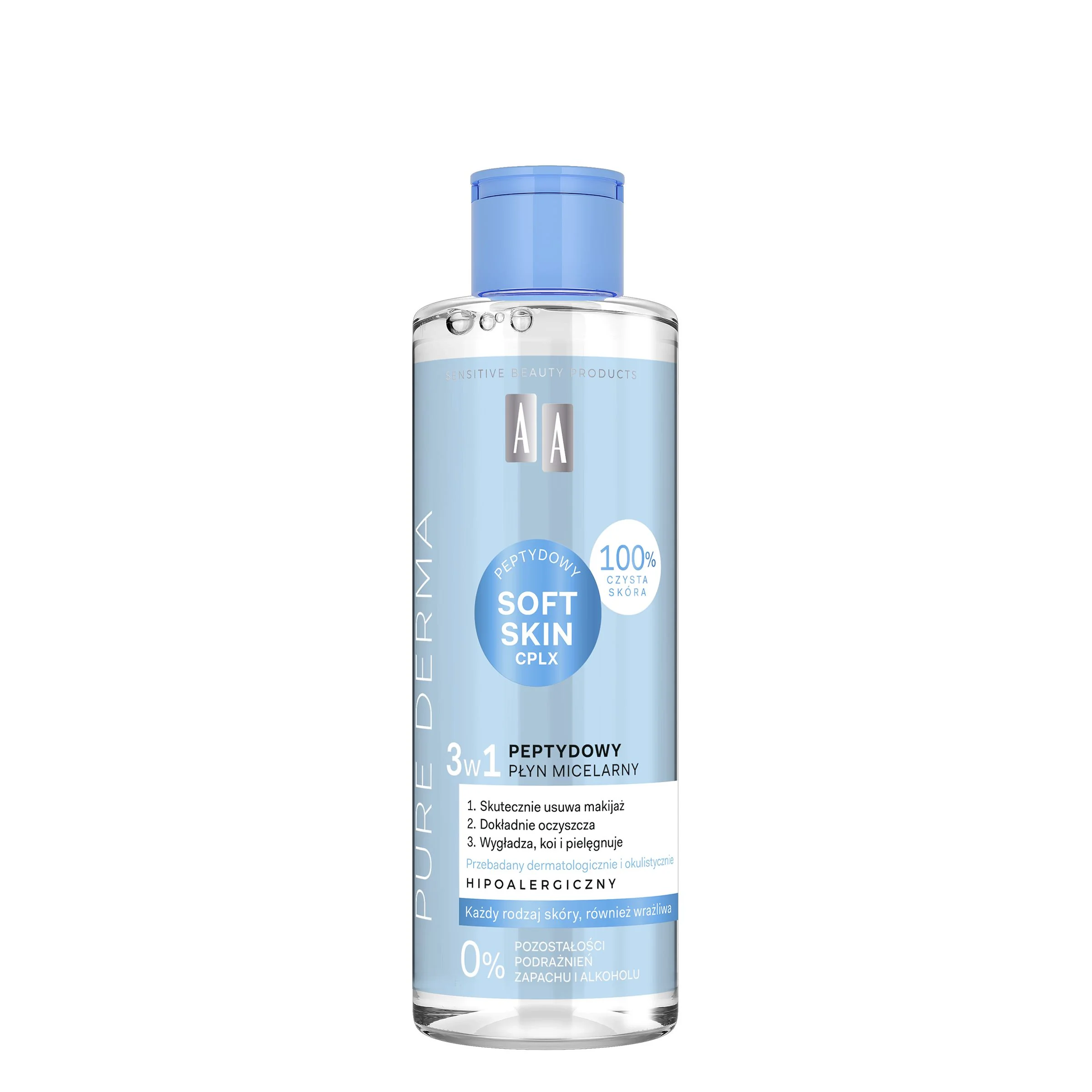 Aa Pure Derma peptydowy płyn micelarny 3 w 1, 200 ml 